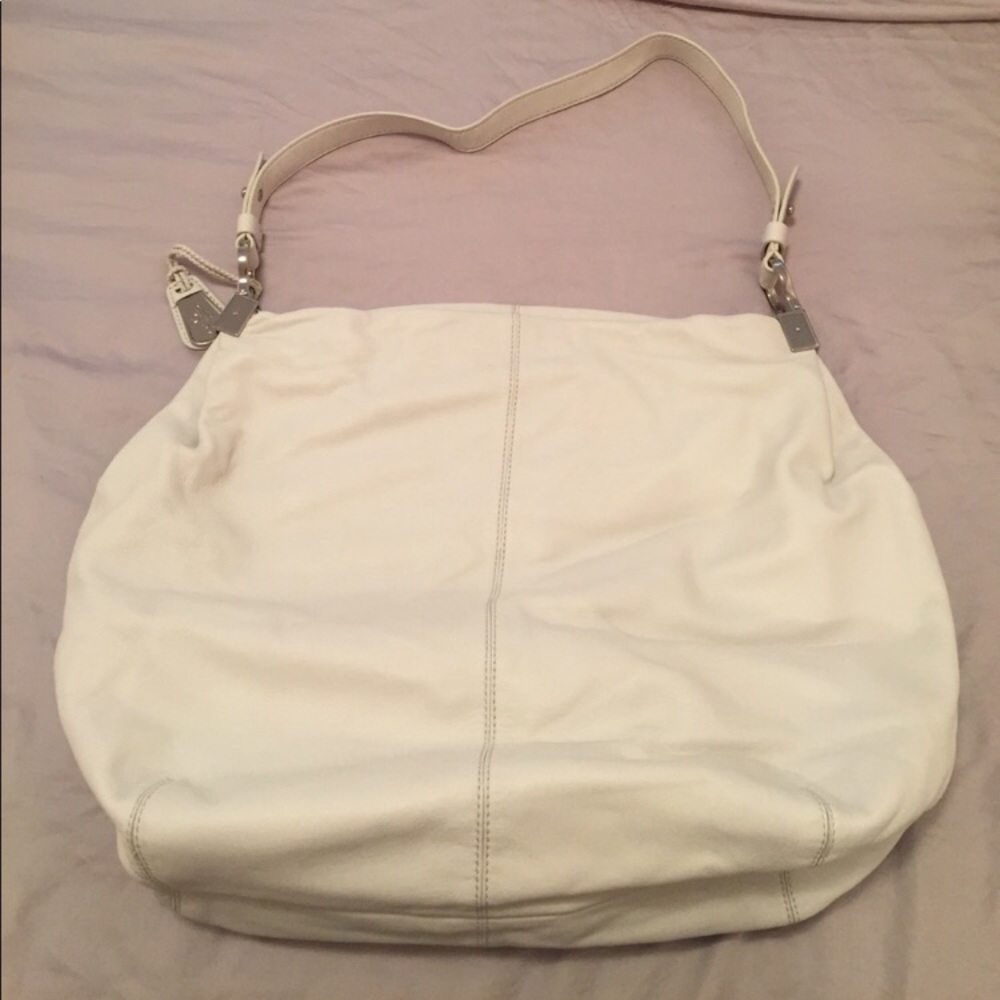 Cream Cole Haan Bag